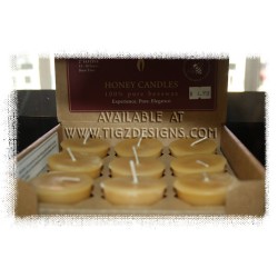Honey Candles Beeswax 2" Votives - Made in BC